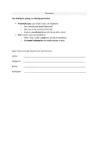 Vorschau - Arbeitsblätter - Modal Verbs Handout - Seite 1
