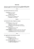 Vorschau - Arbeitsblätter - Modal Verbs Handout (Teacher Version) - Deckblatt