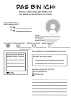 Vorschau - Anderer Materialtyp - Schul-Profil: Das bin ich - Vorstellungsbogen - Deckblatt