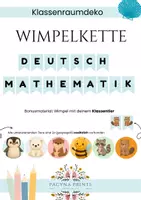 Vorschau - Poster - Wimpelkette Deutsch Mathematik - Deckblatt