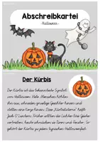 Vorschau - Aufgabenkarten - Abschreibkartei_Halloween - Seite 2