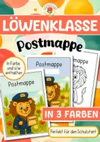 Vorschau - Poster - Löwenklasse - Postmappe (Schulstart) - Deckblatt