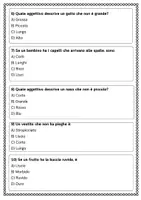 anteprima - Schede informative - Ascoltare brevi descrizioni contenenti aggettivi qualificativi - SL - Pagina 3