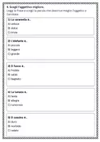 anteprima - Schede informative - Comporre semplici frasi descrittive con aggettivi qualificativi - SL - Pagina 2