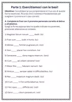anteprima - Schede informative - Pronomi personali al dativo e ablativo - SL - Pagina 1