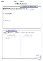 Vorschau - Arbeitsblätter - Materialpaket/Unterrichtseinheit zum Thema "Briefe" inkl. Musterlösungen - Seite 3