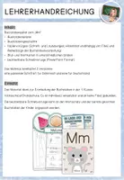 Vorschau - Arbeitsblätter - M/m Buchstabenpaket (Poster, Geschichte, Arbeitsblätter) - Seite 1