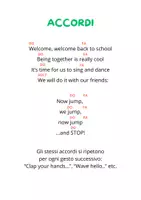 anteprima - Materiale interattivo - Welcome back to school - Canzone accoglienza in inglese - Pagina 2
