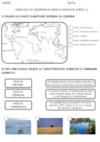 anteprima - Esercizi - VERIFICA CL. 4 GEOGRAFIA - Pagina 1