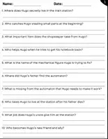 Vorschau - Arbeitsblätter - Movie Guide: Hugo (2011) - Questions & Activities with Answers - Seite 1