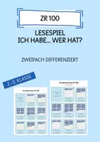 Vorschau - Spiele - Ich habe...Wer hat? Zahlenraum 100 / Hunderterfeld / Hunderterraum - Deckblatt