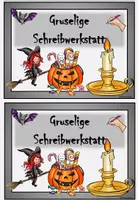 Vorschau - Arbeitsblätter - Freiarbeitsheft: Gruselige Schreibwerkstatt - Seite 2