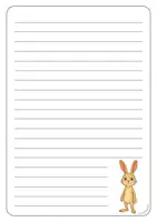 Vorschau - Arbeitsblätter - Hasenklasse - Briefpapier - Seite 3