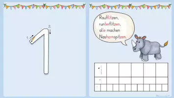 Vorschau - Poster - Zahlen-/Zifferneinführung: digitale Tafelbilder (in pdf) - Seite 2