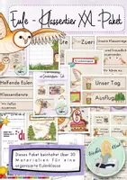 Vorschau - Arbeitsblätter - Eule - Klassentier - XXL - Dein Rundumsorglospaket für deine Eulenklasse #silvesterknaller25 - Deckblatt