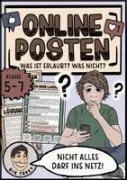 Vorschau - Stundenentwürfe - Fotos posten in sozialen Medien - Klasse 5,6,7, Ethik & Medienbildung - Deckblatt