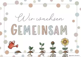 Vorschau - Bildkarten - Reflexionskarten Blumen Wachstum - blau - Seite 3