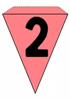 Vorschau - Poster - Zahlen-Girlande für das Klassenzimmer. Wimpel - Seite 2