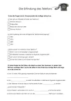 Vorschau - Arbeitsblätter - Leseverstehen 5./6. Klasse | Sachtext „Die Erfindung des Telefons“ mit Aufgaben & Lösungen - Seite 2