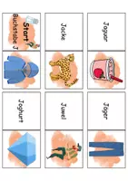 Vorschau - Spiele - Domino Buchstabe J - Bastelvorlage - DaZ/DaF, Deutsch (Wortschatz) - Seite 2
