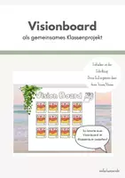 Vorschau - Mal- und Bastelvorlagen - Visionboard als gemeinsames Klassenprojekt - Deckblatt