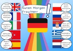 Vorschau - Poster - Begrüßungsritual auf verschiedenen Sprachen - Seite 1