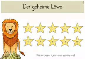 Vorschau - Mal- und Bastelvorlagen - Classroom-Management: Das geheime Kind/ Der geheime Löwe für deine Löwenklasse (Kl.1-4) - Seite 3