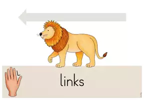 Vorschau - Poster - Anfangsunterricht: Aushänge "links & rechts" für deine Löwenklasse - Seite 3