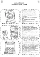 Vorschau - Arbeitsblätter - Wachsendes Materialpaket Lese-Mal-Blätter Klasse 1 und 2 - Seite 2