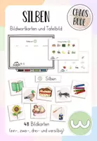 Vorschau - Arbeitsblätter - Silben schwingen/klatschen - Materialpaket - Seite 1