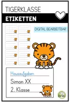 Vorschau - Arbeitsblätter - Materialpaket - Gesamtpaket - Tigerklasse - wachsendes Bundle - Seite 1