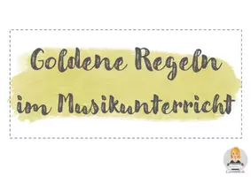 Vorschau - Poster - Goldene Regeln im Musikunterricht - Seite 1