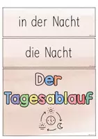Vorschau - Bildkarten - Tafelmaterial zur Einführung des Tagesablaufs - Seite 1
