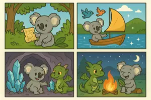 Vorschau - Fördermaterial/Inklusion - Koalaklasse - Bildergeschichten schreiben - Seite 3