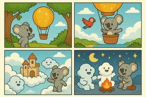 Vorschau - Fördermaterial/Inklusion - Koalaklasse - Bildergeschichten schreiben - Seite 2