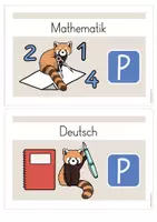 Vorschau - Poster - Parkplätze im Klassenraum roter Panda | Hausaufgabenparkplatz Pandaklasse - Seite 3