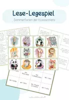 Vorschau - Arbeitsblätter - Lese-Legespiel - Sommerferien der Klassentiere - Deckblatt