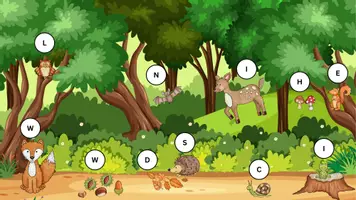 Vorschau - Arbeitsblätter - Lesespur - Wald (2-fach differenziert) - Seite 1