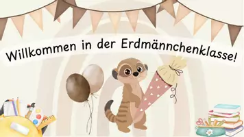 Vorschau - Präsentationen/Tafelbilder - Digitales Tafelbild Willkommen in der Erdmännchenklasse - Seite 3