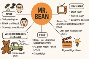 Vorschau - Arbeitsblätter - Arbeitsblätter zum Thema "Mr. Bean" + Lösung & MP3 + Mindmap - Seite 3