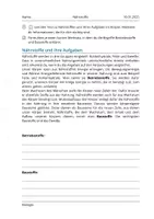 Vorschau - Arbeitsblätter - Nährstoffe in Lebensmitteln - Biologie 5./6. Klasse - Seite 1