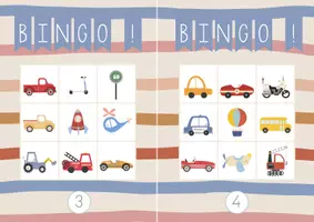 Aperçu - Apprentissages en autonomie - 🚙 Bingo ! – Les véhicules 🚗 - Page 2
