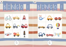 Aperçu - Apprentissages en autonomie - 🚙 Bingo ! – Les véhicules 🚗 - Page 3