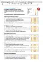 Vorschau - Arbeitsblätter - Medienbildung - Mein Umgang mit Medien? (3. Stunde) - Deckblatt