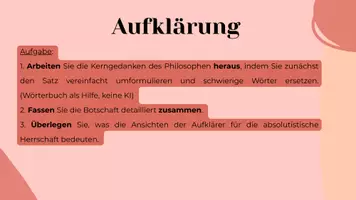 Vorschau - Arbeitsblätter - Aufklärung - Philosophen und Auswirkung auf den Absolutismus - Seite 3