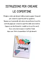 anteprima - Materiale per pittura e bricolage - Kit per la creazione delle copertine dei tuoi quaderni - Pagina 1