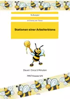 Vorschau - Text - Die Arbeiterbiene- Rollenspiel zum Einstieg - Deckblatt