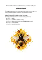 Vorschau - Text - Die Arbeiterbiene- Rollenspiel zum Einstieg - Seite 1