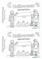 Vorschau - Arbeitsblätter - Mini-Heftchen: Halloween - 2. Klasse (25 Arbeitsblätter) - Seite 1