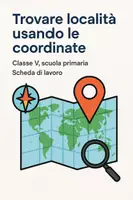 anteprima - Esercizi - Raccolta di materiali: Coordinate geografiche e cartografia - Pagina di copertina